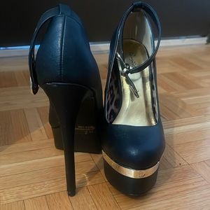 Black high heels